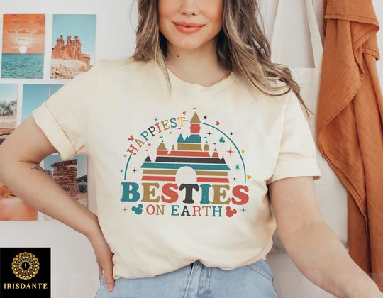 Discover Happiest Besties On Earth Shirt