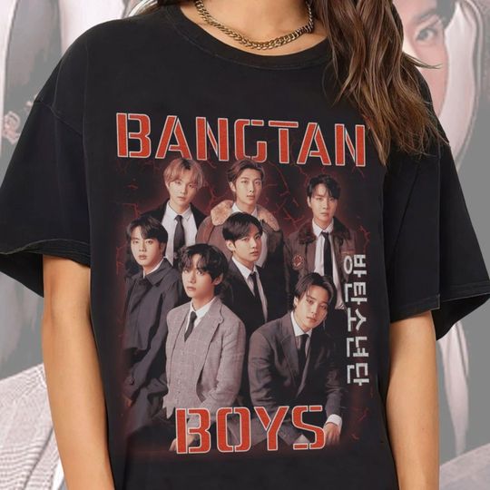 Discover bangtan boys shirt vintage 90s style shirt