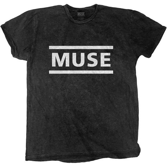 Discover Muse T-Shirt - Logo (Dip-Dye Wash Collection) - Black Unisex