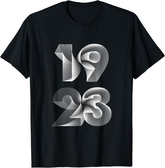 Discover Vintage 1923 100th Birthday Men Women Age T-Shirt