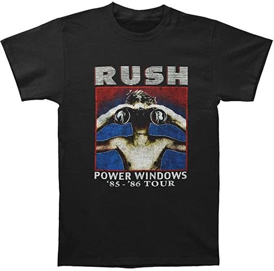 Discover Rush Power Windows '85-'86 Tour T-Shirt