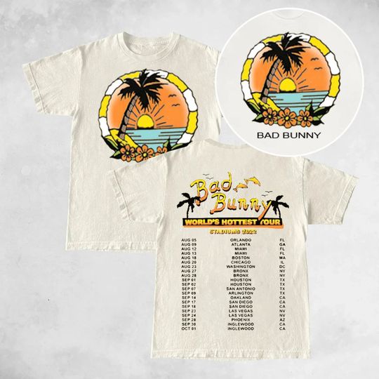Discover Official Bad Bunny Un Verano Sin Ti Merch T Shirt