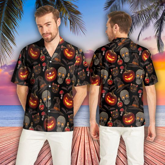 Discover Halloween Hawaiian Shirt Halloween Hawaiian Shirt