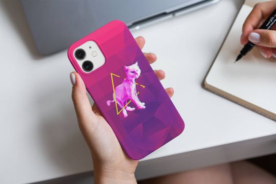 Discover Vaporwave Cat Tough Phone Case | Iphone Case