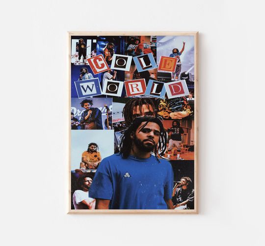 Discover J Cole Collage Album Cover Poster