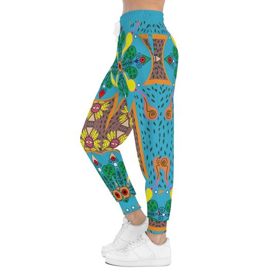 Discover Colorful Print Jogger, Athletic Joggers