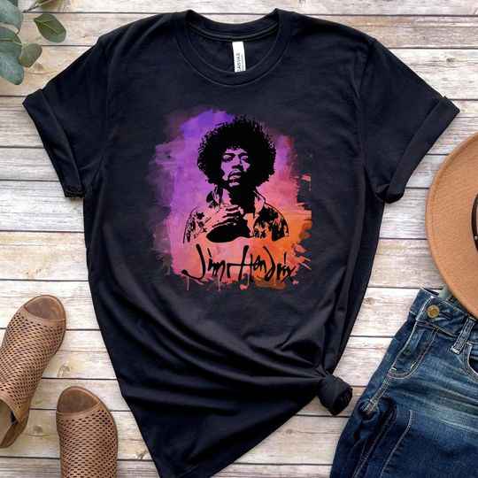 Discover Jimi Hendrix Shirt- Unisex Short Sleeve Tee, Woodstock Tshirt