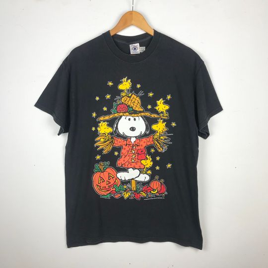 Discover Vintage 90s Snoopy Pumpkin Halloween T Shirt