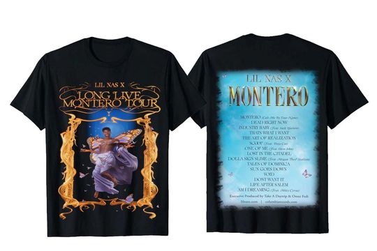 Discover Lil Nas X Long Live Montero Tour 2022  T-Shirt