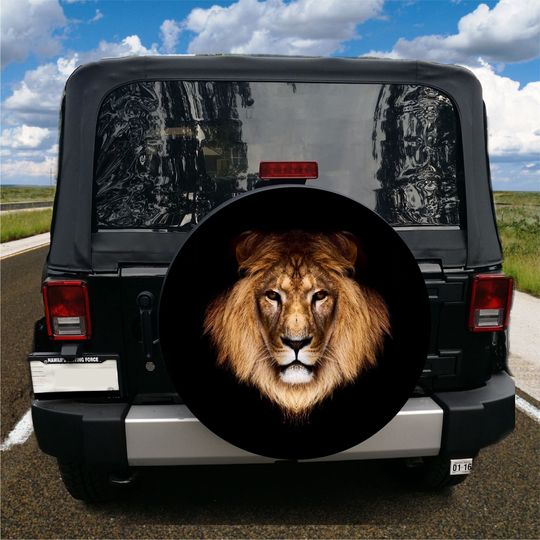 Discover Lion Head Spare Tire Cover  ~Heavy Duty Tire Protector