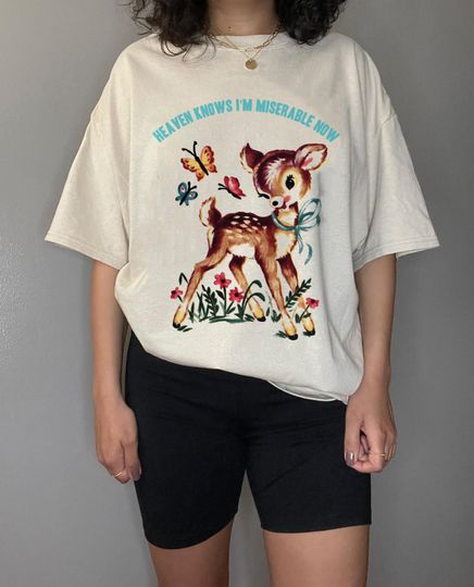 Discover Heaven Knows I'm Miserable Now (The Smiths) shirt