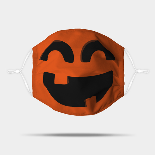 Discover Pumpkin Face Halloween Face Mask