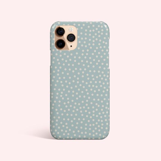 Discover Green Polka Dot Iphone Case