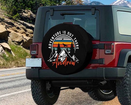 Discover Personalized Printed Name Spare Tire Cover