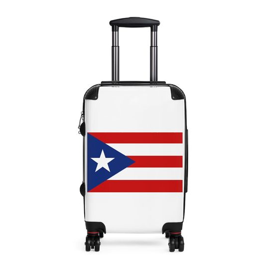 Discover Puerto Rico Flag Suitcase