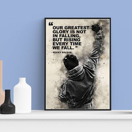 Discover Rocky Balboa Quotes Poster