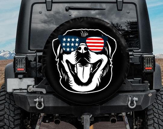 Discover Rottweiler Tire Cover - Accessory for Dog Lovers