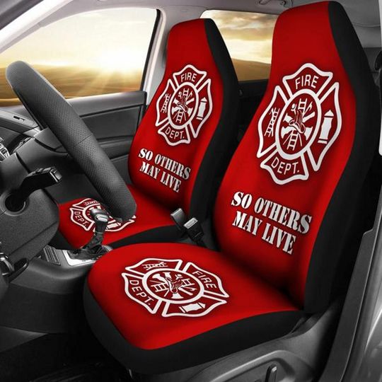 Discover Firefighter Car Seat Covers