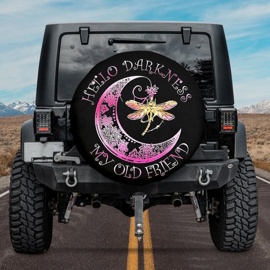 Discover Dragonfly, Dragonfly and Moon Lover Spare Tire Cover