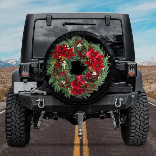Discover Xmas Spare Tire Cover