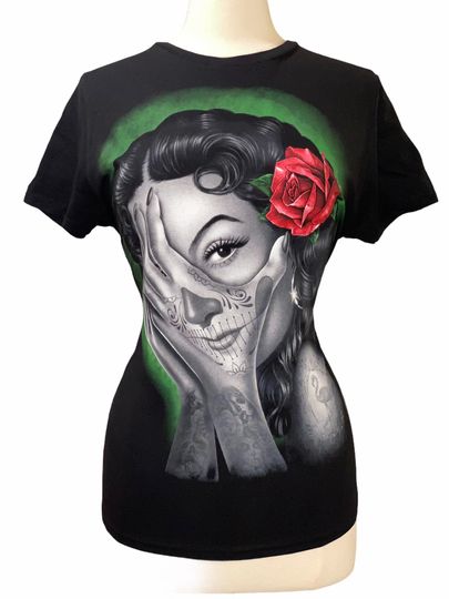 Discover Mara Flix Women Blouse Catrina Cultural 3D T Shirt