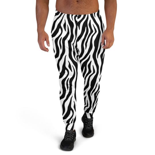 Discover Zebra Stripe Joggers, Animal Pattern