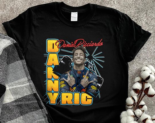 Discover Daniel Ricciardo Vintage 90s Rap Shirt, Daniel Ricciardo T-shirt