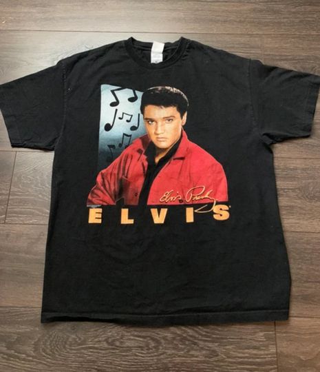 Discover Vintage Elvis Merch Graphic Shirt