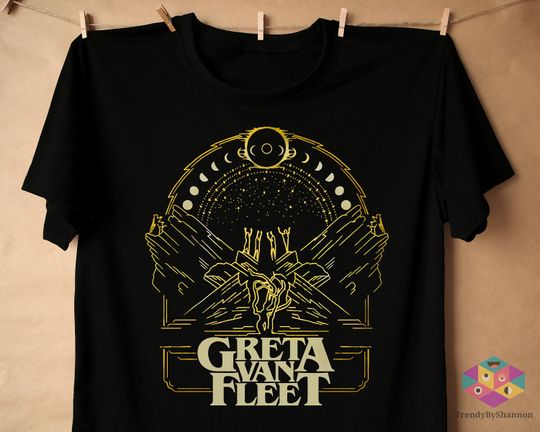 Discover Greta Van Fleet Moon Phase Shirt