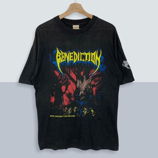 Discover Vintage 1991 Benediction T-Shirt