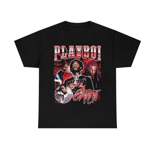 Discover Playboi Carti T-shirt, Playboi Carti Vintage Rap T-Shirt