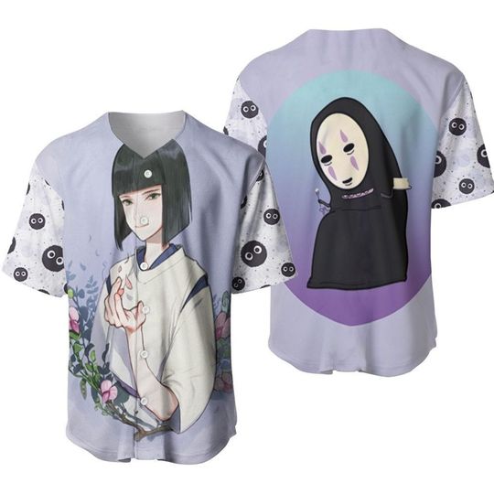 Discover Spirited Away Baseball Jersey, Anime Baseball Jersey