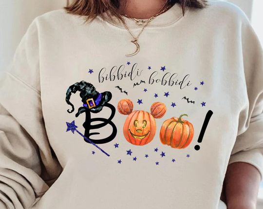 Discover Bibbidi Bobbidi Boo Halloween Sweatshirt