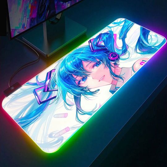 Discover Anime LED RGB mouse pads