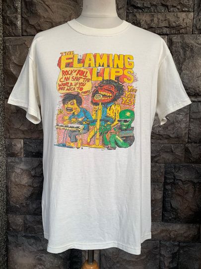 Discover Vintage 00s The Flaming Lips Rock Band T-shirt