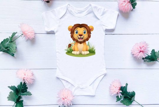 Discover Lion baby Onesie