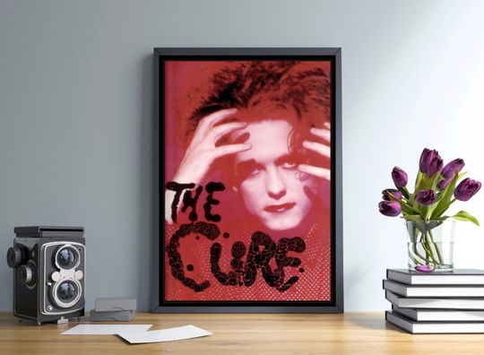 Discover The Cure Poster, Disintegration Robert Smith Loves Cats Vintage Poster, Home Decor