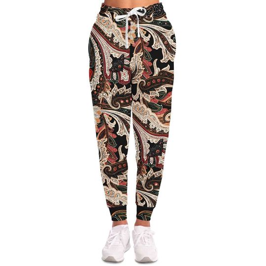 Discover Paisley Pattern Athletic Joggers
