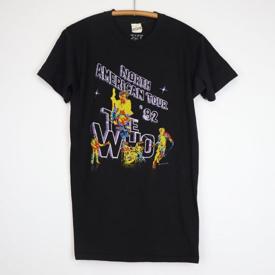 Discover vintage 1982 The Who It's Hard North American Tour Shirt