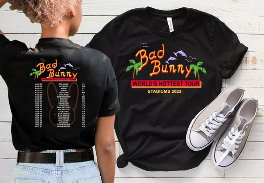 Discover 2022 Bad Bunny Tour Shirt, Un Verano Sin Ti Merch