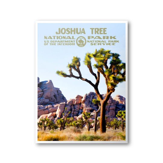 Discover Joshua Tree National Park Poster