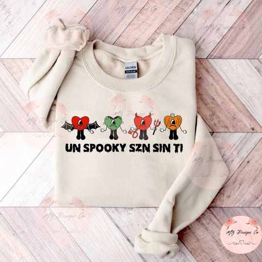 Discover Un Verano Sin Ti Halloween | Bad Bunny Halloween Sweatshirt