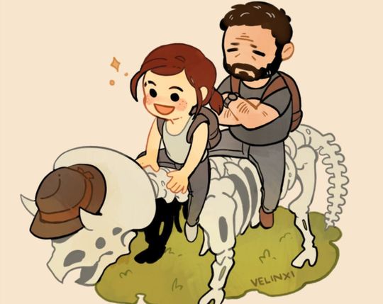 Discover The Last of Us part 2- TLOU stickers (Joel and Ellie)