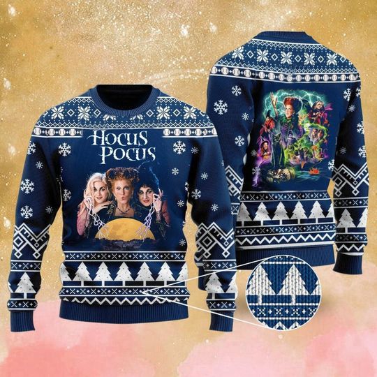 Discover HC Sisters Witch Woolen Sweater, Ugly Christmas Sweater