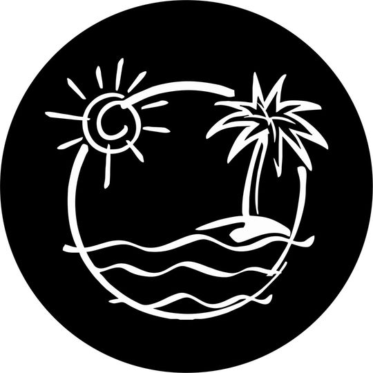 Discover Just Beachin Spare Tire Cover