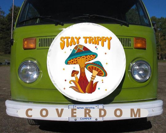 Discover Vintage Hippie Spare Tire Cover