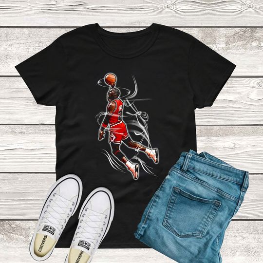 Discover Michael Jordan Jumping T-Shirt
