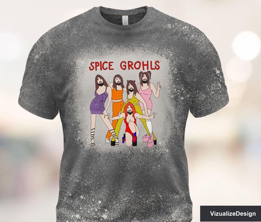 Discover Spice Grohls Bleached 3D T shirt