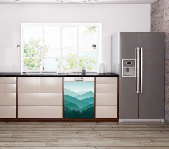 Discover Green Forest Skins Dish Washer Cover