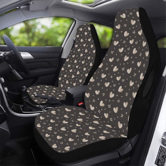 Discover Cute Hearts Boho Car Seat Cover